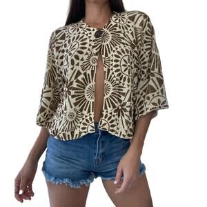 AUGUST SILK CARDIGAN | LARGE